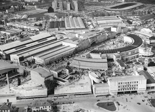 Fiera di Milano - Campionaria 1952 - Veduta dall'alto