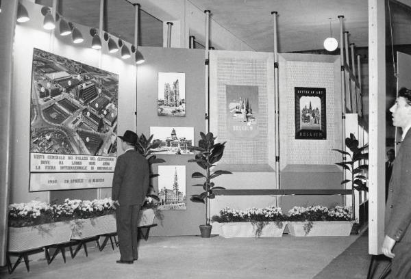 Fiera di Milano - Campionaria 1952 - Palazzo delle nazioni - Mostra ufficiale del Belgio