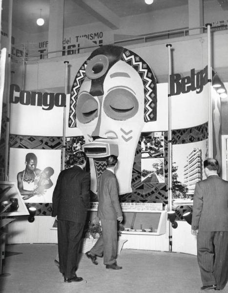 Fiera di Milano - Campionaria 1952 - Palazzo delle nazioni - Mostra ufficiale del Congo Belga