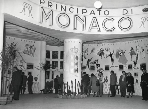 Fiera di Milano - Campionaria 1952 - Palazzo delle nazioni - Mostra ufficiale del Principato di Monaco