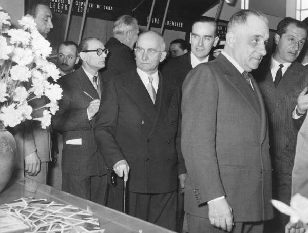 Fiera di Milano - Campionaria 1953 - Visita del presidente della Repubblica Luigi Einaudi in occasione della inaugurazione