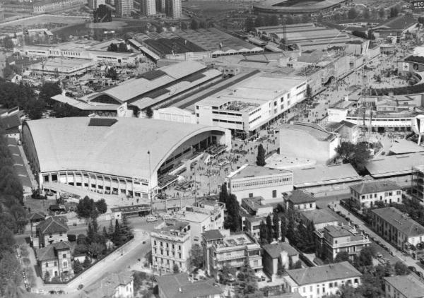 Fiera di Milano - Campionaria 1953 - Veduta aerea