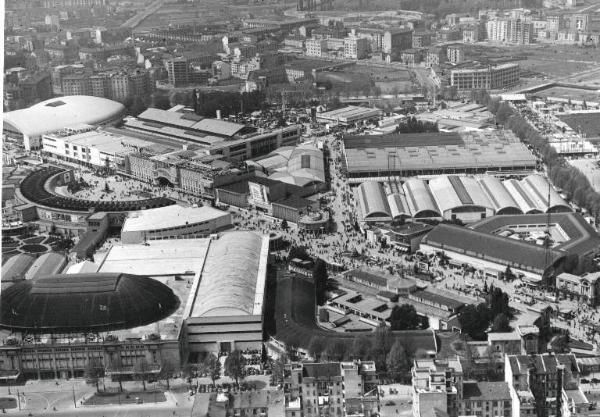 Fiera di Milano - Campionaria 1953 - Veduta aerea