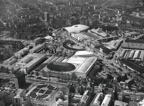 Fiera di Milano - Campionaria 1953 - Veduta aerea