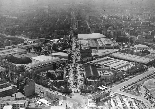 Fiera di Milano - Campionaria 1953 - Veduta aerea