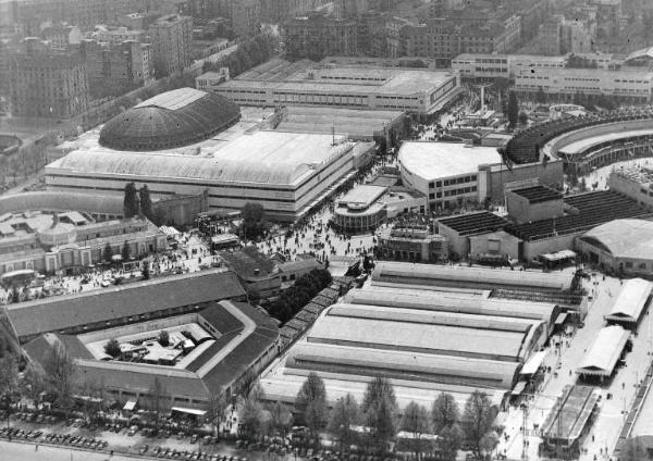 Fiera di Milano - Campionaria 1953 - Veduta aerea