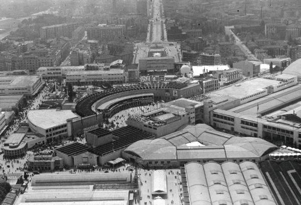 Fiera di Milano - Campionaria 1953 - Veduta aerea