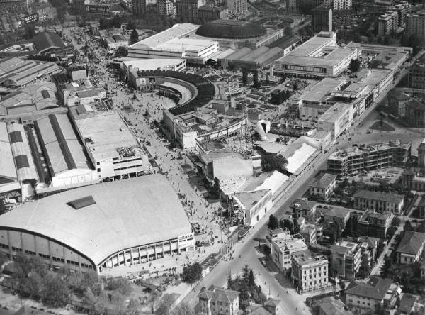 Fiera di Milano - Campionaria 1953 - Veduta aerea