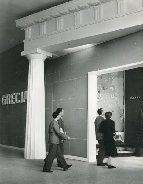 Fiera di Milano - Campionaria 1953 - Palazzo delle nazioni - Mostra ufficiale della Grecia