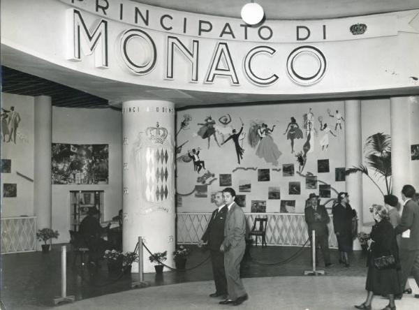 Fiera di Milano - Campionaria 1953 - Palazzo delle nazioni - Mostra ufficiale del Principato di Monaco