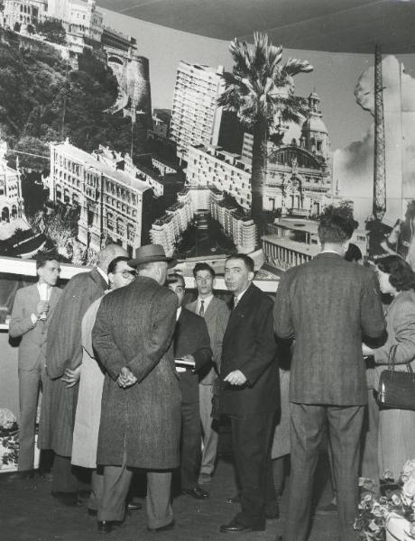 Fiera di Milano - Campionaria 1954 - Manifestazione in onore del Principato di Monaco - Conferenza stampa