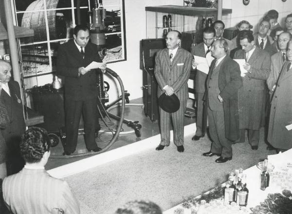 Fiera di Milano - Campionaria 1954 - Manifestazione in onore dell'Ungheria - Conferenza stampa