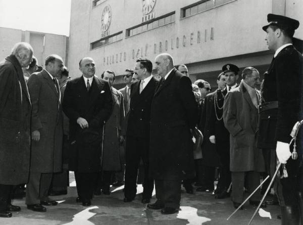 Fiera di Milano - Campionaria 1954 - Visita del presidente del Senato Cesare Merzagora