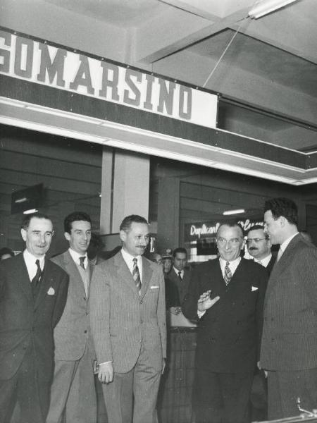 Fiera di Milano - Campionaria 1954 - Visita del presidente del Senato Cesare Merzagora