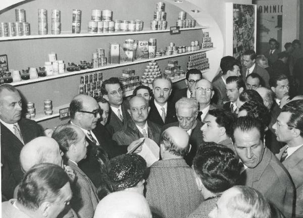 Fiera di Milano - Campionaria 1954 - Manifestazione in onore dell'Argentina - Conferenza stampa