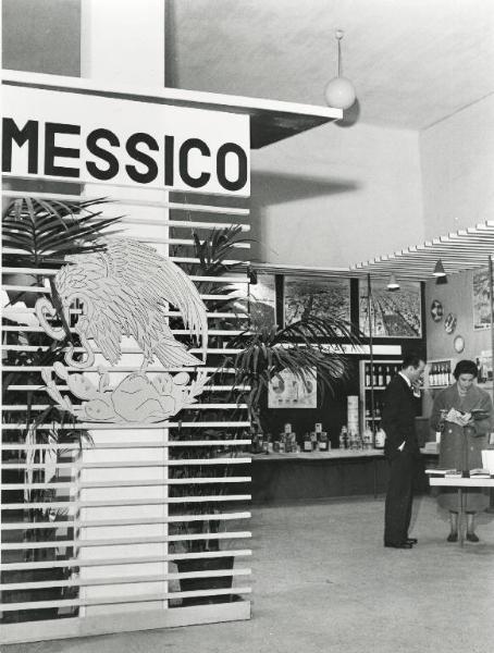 Fiera di Milano - Campionaria 1954 - Palazzo delle nazioni - Mostra ufficiale del Messico