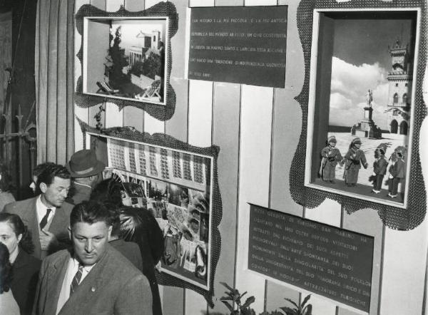 Fiera di Milano - Campionaria 1954 - Palazzo delle nazioni - Mostra ufficiale della Repubblica di San Marino