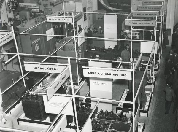 Fiera di Milano - Campionaria 1954 - Padiglione dell'elettrotecnica - Stand della Ansaldo San Giorgio