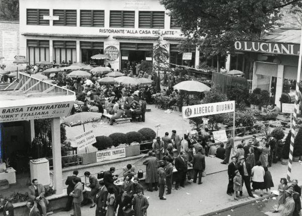 Fiera di Milano - Campionaria 1954 - Ristorante "alla casa del latte"