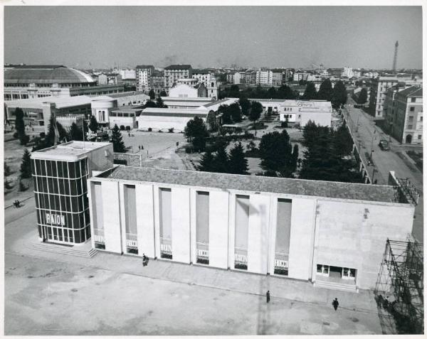 Fiera di Milano - Campionaria 1947 - Padiglione della Italviscosa - Veduta dall'alto