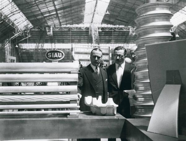 Fiera di Milano - Campionaria 1947 - Visita dell'ambasciatore degli Stati Uniti James C. Dunn