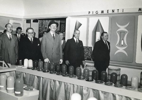 Fiera di Milano - Campionaria 1948 - Visita del maresciallo finlandese Carl Gustaf Mannerheim