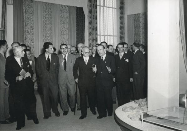 Fiera di Milano - Campionaria 1948 - Visita del presidente delle Repubblica Luigi Einaudi