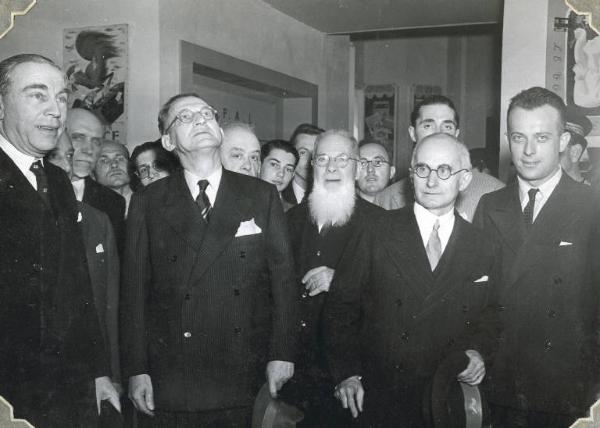 Fiera di Milano - Campionaria 1948 - Visita del presidente delle Repubblica Luigi Einaudi