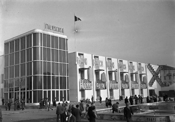 Fiera di Milano - Campionaria 1949 - Padiglione Italviscosa - Esterno