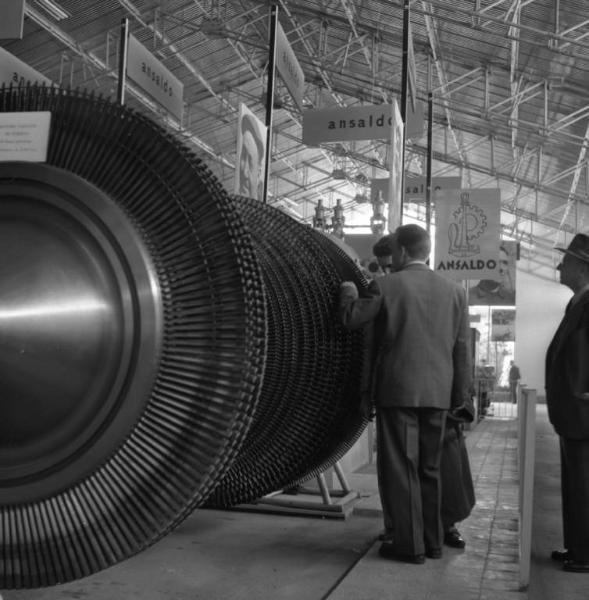 Fiera di Milano - Campionaria 1953 - Padiglione 36 - Stand Ansaldo - Rotore