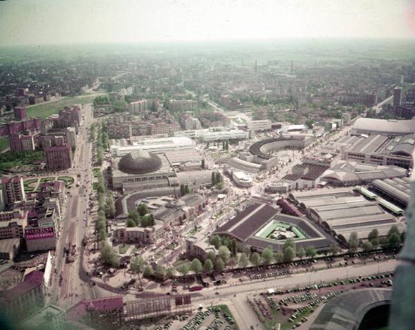 Fiera di Milano - Campionaria 1952 - Veduta aerea