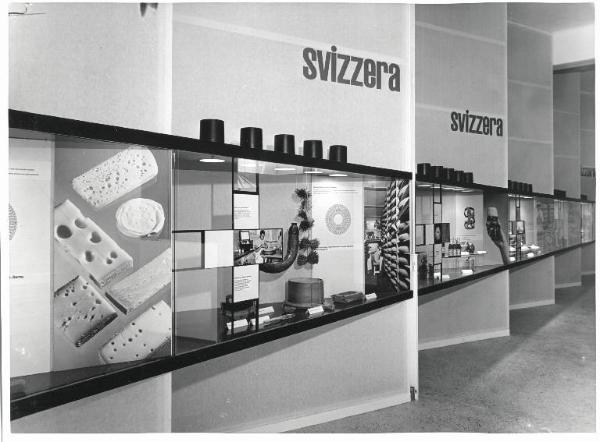 Fiera di Milano - Campionaria 1955 - Palazzo delle nazioni - Mostra ufficiale della Svizzera