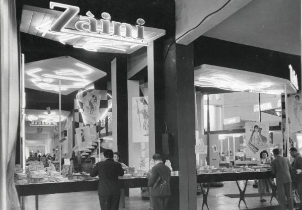 Fiera di Milano - Campionaria 1955 - Padiglione dell'industria dolciaria - Stand della ditta Zàini