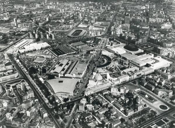 Fiera di Milano - Campionaria 1956 - Veduta aerea