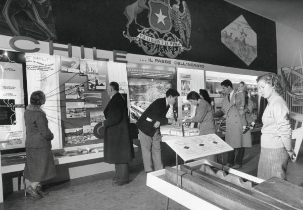 Fiera di Milano - Campionaria 1956 - Palazzo delle nazioni - Mostra ufficiale del Cile