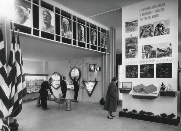 Fiera di Milano - Campionaria 1956 - Palazzo delle nazioni - Mostra ufficiale della Grecia