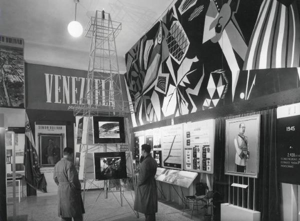 Fiera di Milano - Campionaria 1956 - Palazzo delle nazioni - Mostra ufficiale del Venezuela