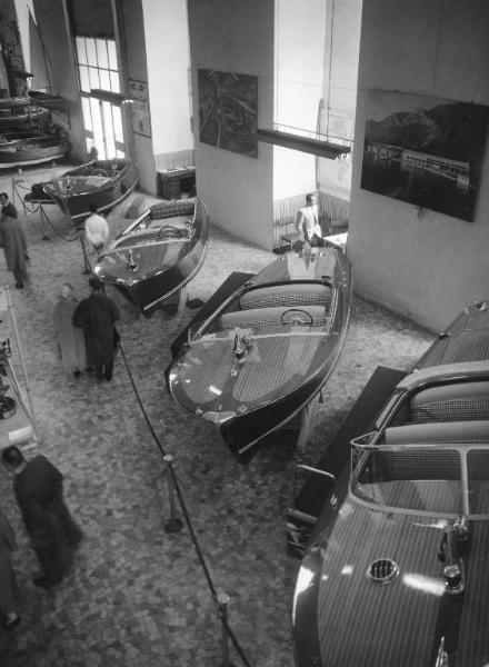 Fiera di Milano - Campionaria 1956 - Padiglione della nautica - Interno