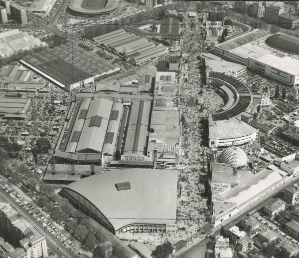 Fiera di Milano - Campionaria 1957 - Veduta aerea