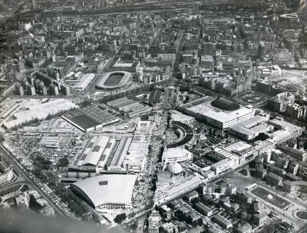 Fiera di Milano - Campionaria 1957 - Veduta aerea