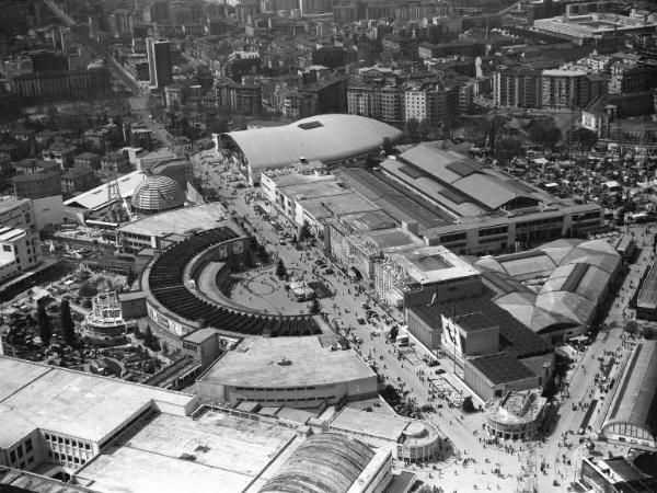 Fiera di Milano - Campionaria 1957 - Veduta aerea