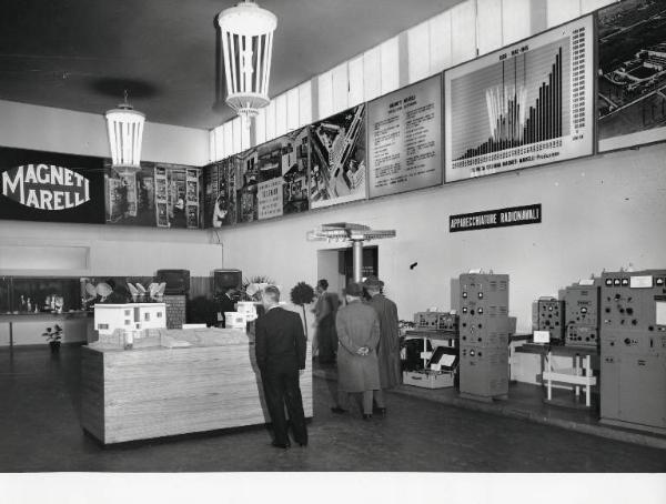 Fiera di Milano - Campionaria 1957 - Padiglione della Magneti Marelli - Interno