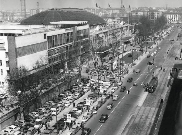 Fiera di Milano - Campionaria 1958 - Viale Cassiodoro e viale Boezio