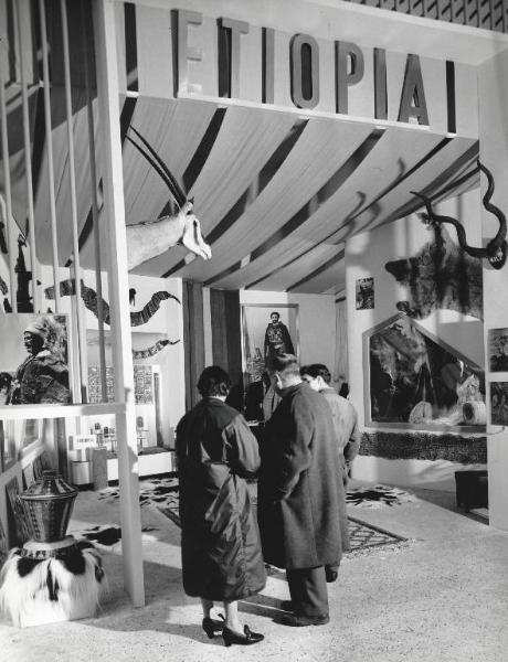 Fiera di Milano - Campionaria 1958 - Palazzo delle nazioni - Mostra ufficiale dell'Etiopia