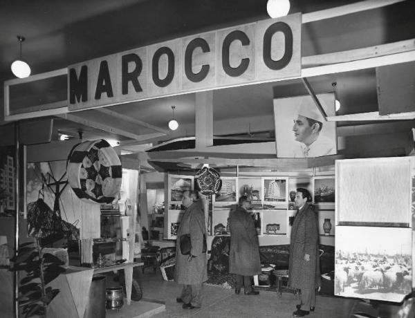 Fiera di Milano - Campionaria 1958 - Palazzo delle nazioni - Mostra ufficiale del Marocco