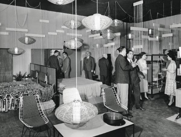 Fiera di Milano - Campionaria 1958 - Padiglione del mobilio e dell'arredamento - Interno