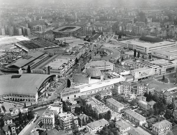 Fiera di Milano - Campionaria 1959 - Veduta aerea