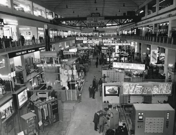 Fiera di Milano - Campionaria 1959 - Padiglione elettronica, elettrotecnica e telecomunicazioni - Interno