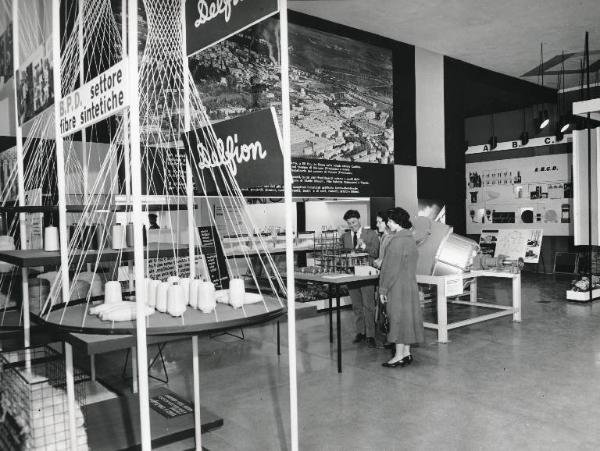 Fiera di Milano - Campionaria 1959 - Padiglione del Gruppo BPD (Bombrini Parodi Delfino) - Interno