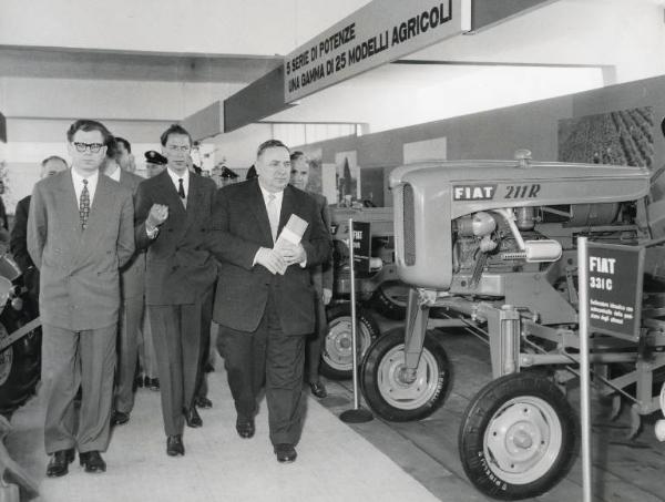 Fiera di Milano - Campionaria 1960 - Visita del sindaco di Leningrado (San Pietroburgo) Nicolai Smirnov